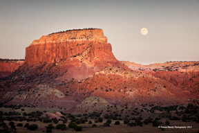 ghost ranch moon rise